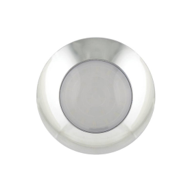 Eclairage intérieur LED | chrome | verre de lait | 12V | lumière blanche froide