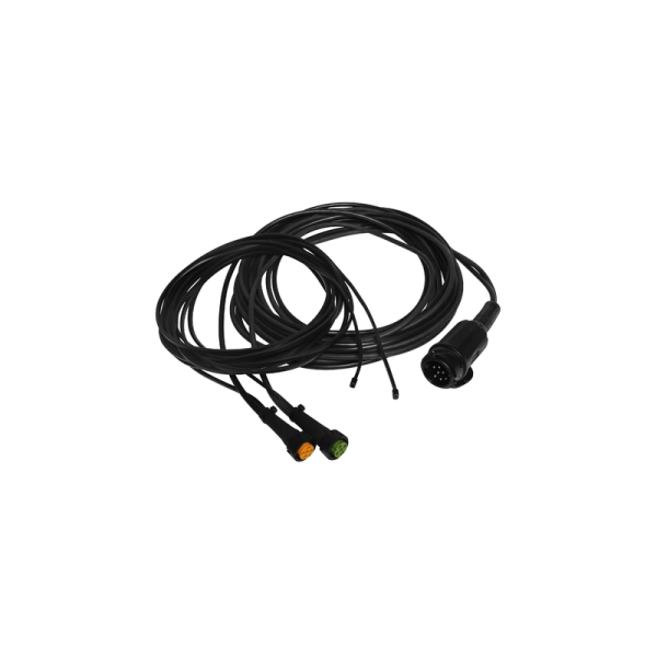 faisceau de câbles 13 pôles 10m , baïonnette à 5 pôles , embranchement DC 2x6m