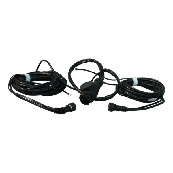 faisceau de câbles 13 pôles 7,0m , baïonnette à 5 pôles , embranchement 2x 4,7m DC