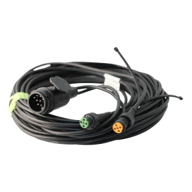 faisceau de câbles 13 pôles 9,0m , baïonnette à 5 pôles , embranchement 2x 0,2m DC
