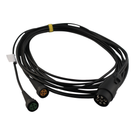 faisceau de câbles à 7-pôles 5,0m , baïonnette à 5 pôles
