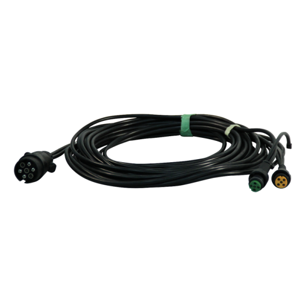 faisceau de câbles à 7-pôles 5,0m , baïonnette à 5 pôles , embranchement 2x 0,2m