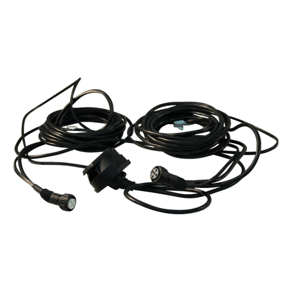 faisceau de câbles pour prise 7 pôles 6m baïonnette à 5 pôles , embranchement  2x 3,1m DC