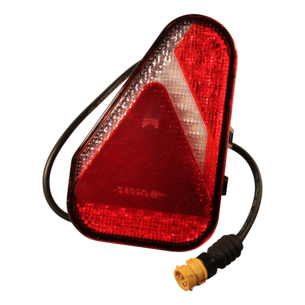 feu arrière LED 0.8m câbll 7 x 1mm² 5p baïonnette  jaune Earpoint LED 12-24V gauche