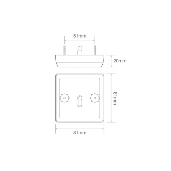 feu arrière LED câble universel 12 V