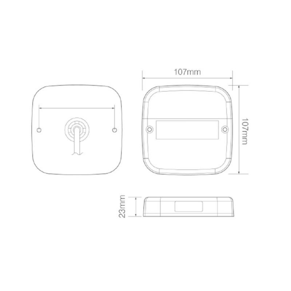 feu arrière LED câble universel 12 V