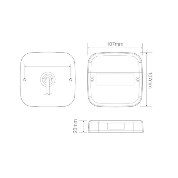 feu arrière LED câble universel 12 V