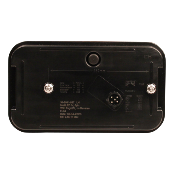 feu arrière LED LED baïonnette à 5 pôles Multiled IV gauche 12-24V
