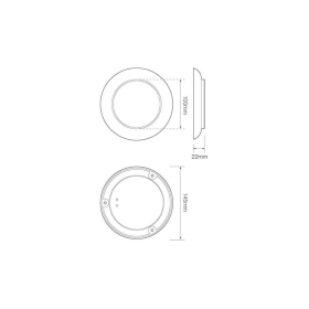 feu clignotant 12-24V DC