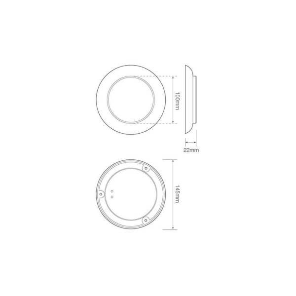 feu clignotant 12-24V DC