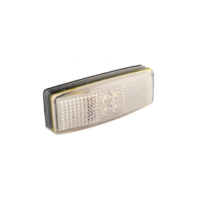 Feu de balisage LED blanc 180mm kabel open draadeind 12-24V DC