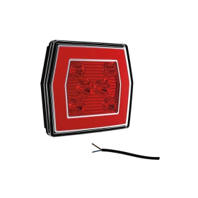 Feu de brouillard arrière LED | 12-36v | 100cm. cable