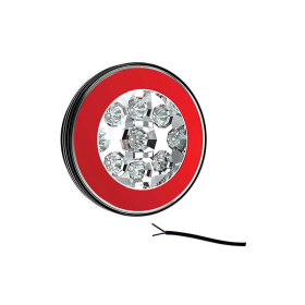Feu de brouillard arrière LED | 12-36v | 100cm. cable