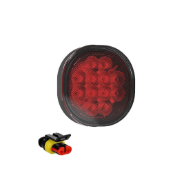 Feu de brouillard LED | 12-24V | cable 50cm. | Superseal (montage plat)