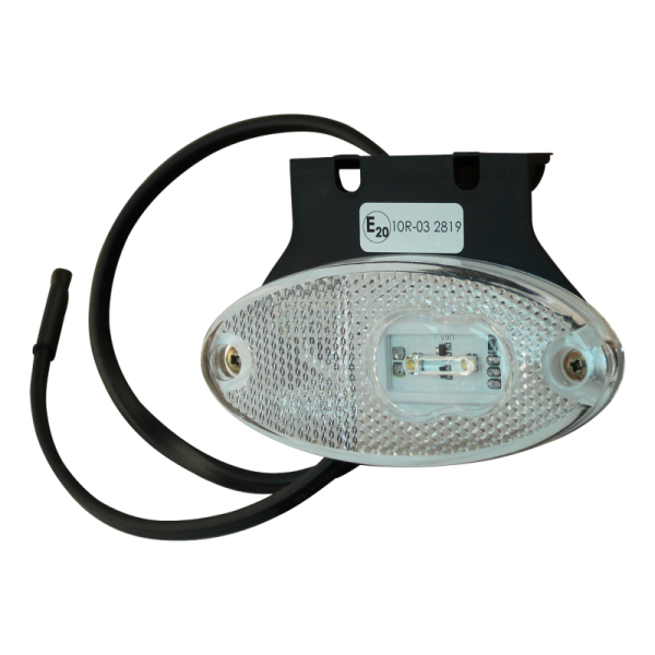 feu de position 309 , DC câble 500mm. 2x0,75mm² support de montage inclus