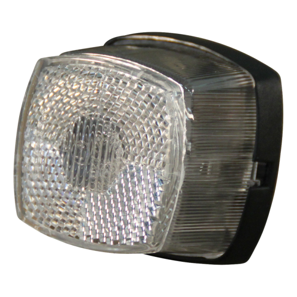 feu de position avec catadioptres Squarepoint blanc joint passe-câble