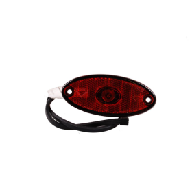 feu de position Flatpoint II LED rouge DC kabel 50cm