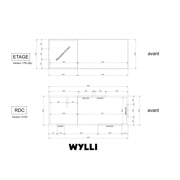 Structure 400 x 200 à partir de 5 085.00€ suivant modèle (sans remorque)