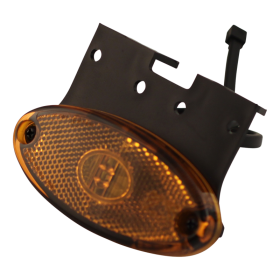 feu de position latéral Flatpoint II led Orange support de montage 90° “C” inclus DC câble 500mm