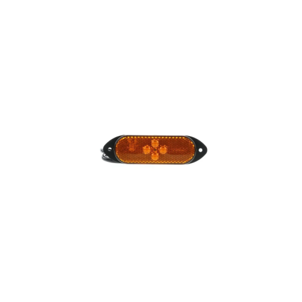 Feu de position latéral LED 126x36x15mm 110mm orange 150cm kabel, 1.5mm² Superseal connector IP67 24 V