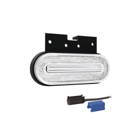 Feu de position LED blanc | 12-24V | 0,75mm². connecteur