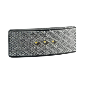 Feu de position LED blanc | 12-24V | 35cm. cable (smoke)