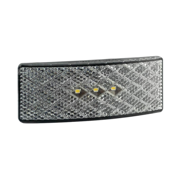 Feu de position LED blanc | 12-24V | 35cm. cable (smoke)