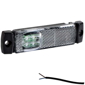 Feu de position LED blanc | 12-24V | 50cm. cable
