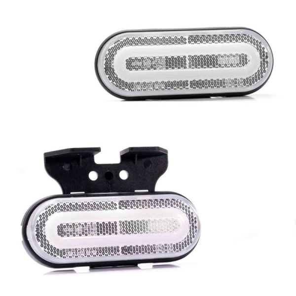 Feu de position LED blanc | 12-24V | 50cm. cable