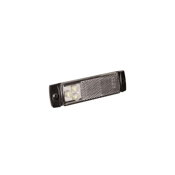 Feu de position LED blanc | 12-24V | 50cm. cable