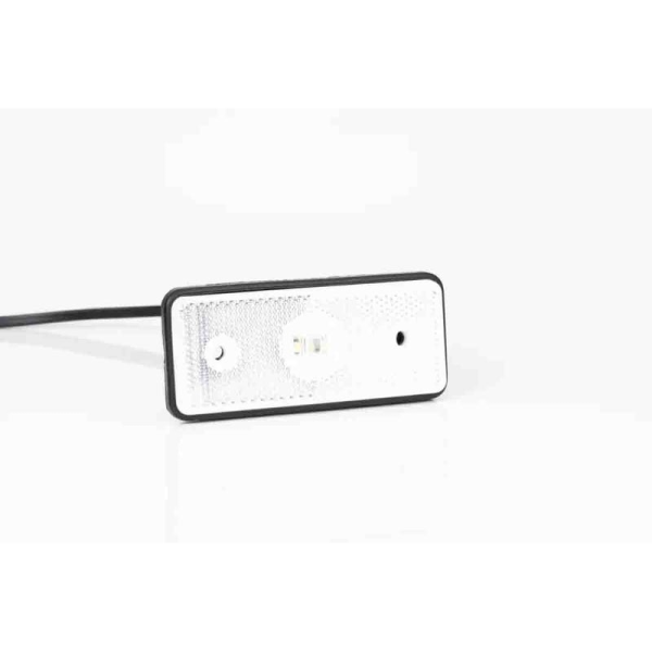 Feu de position LED blanc | 12-24V | 50cm. câble avec 1,5mm². connecteur