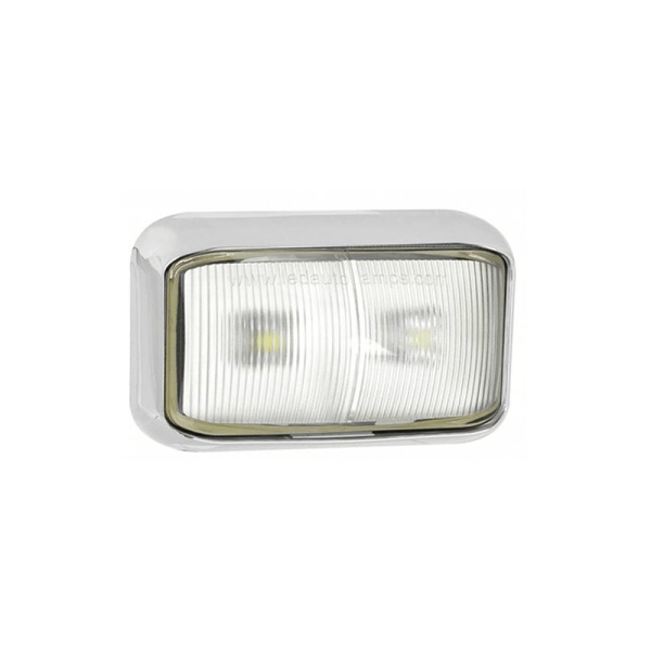 Feu de position LED blanc | 12-24V | câble de 20cm.