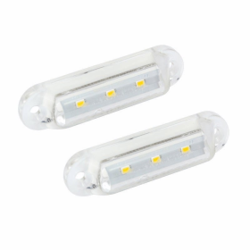 Feu de position LED blanc 12V (lot de 2)