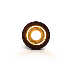 Feu de position LED compact à installer orange | 24V