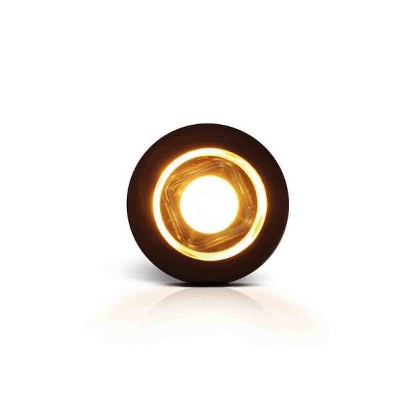 Feu de position LED compact à installer orange | 24V