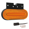 Feu de position LED de couleur orange | 12-24V | 1,5mm². connecteur.