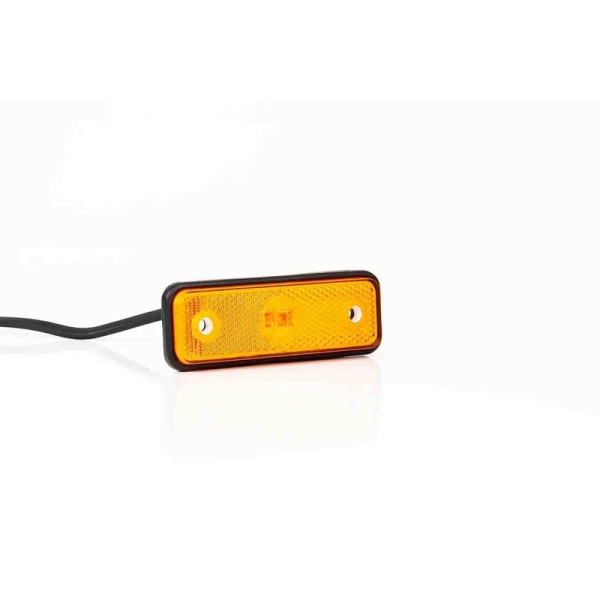 Feu de position LED de couleur orange | 12-24V | 50cm. de cable | 0.75mm². connecteur