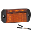 Feu de position LED de couleur orange | 12-24V | Connecteur 2-PIN