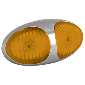 Feu de position LED orange | 12-24V | câble 10cm.