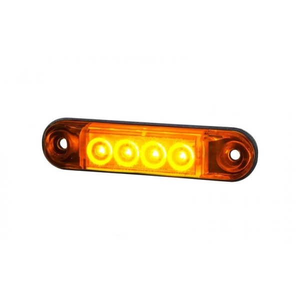 Feu de position LED orange | 12-24V | câble de 50cm.