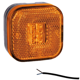 Feu de position LED orange | 12-24V | câble de 50cm.
