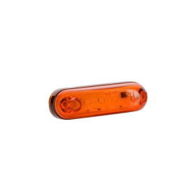 Feu de position LED orange avec support | 24V | 50cm cable