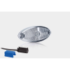 Feu de position LED ovale blanc | 12-24V | 0,75mm². connecteur