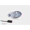 Feu de position LED ovale blanc | 12-24V | 1,5mm². connecteur