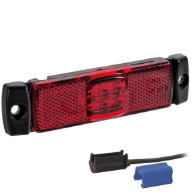 Feu de position LED rouge | 12-24V | 0,75mm². connecteur