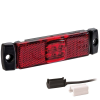 Feu de position LED rouge | 12-24V | 1,5mm². connecteur