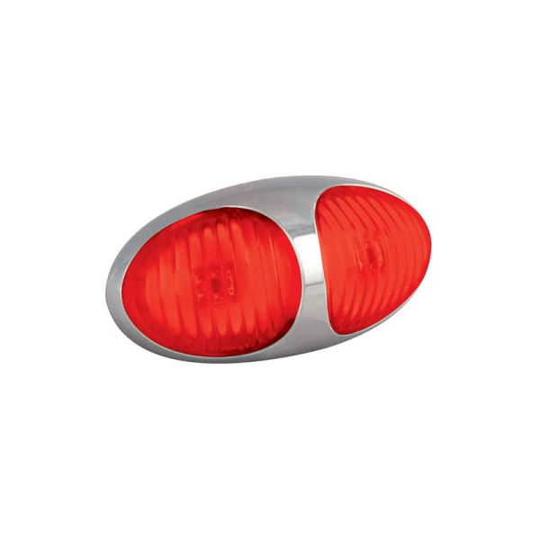 Feu de position LED rouge | 12-24V | 10cm. de cable