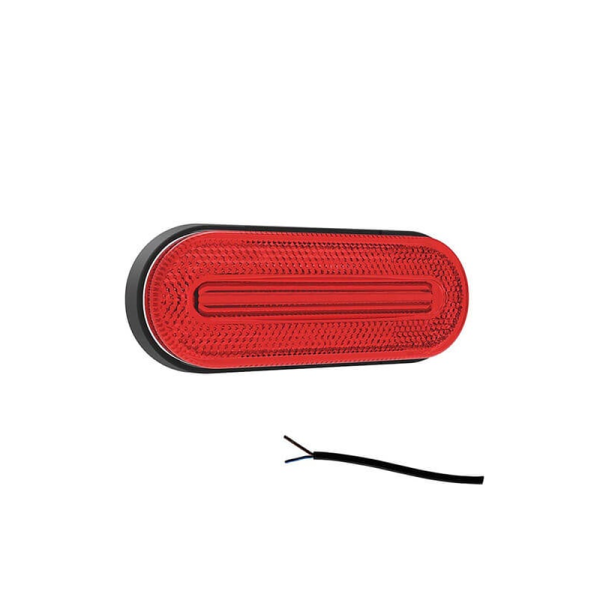 Feu de position LED Rouge | 12-24V | 50cm cable