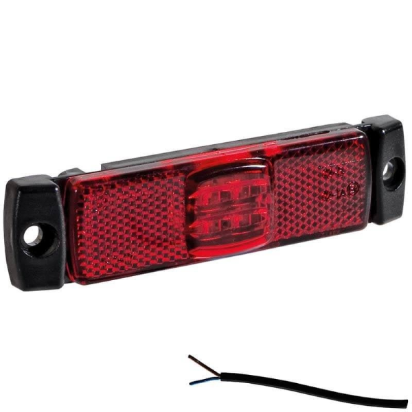 Feu de position LED Rouge | 12-24V | 50cm cable