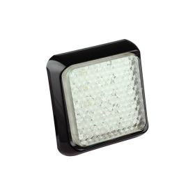 Feu de recul LED avec bord noir | 12-24V | câble de 40cm.